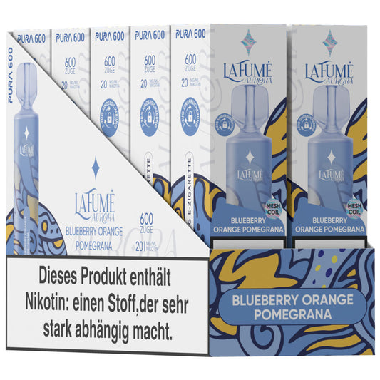 La Fume Aurora Blueberry Orange Pomegranate E-Zigarette