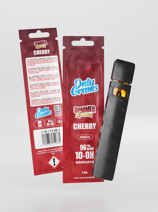 OnlyGrams 10-O-H Cherry Einweg Vape