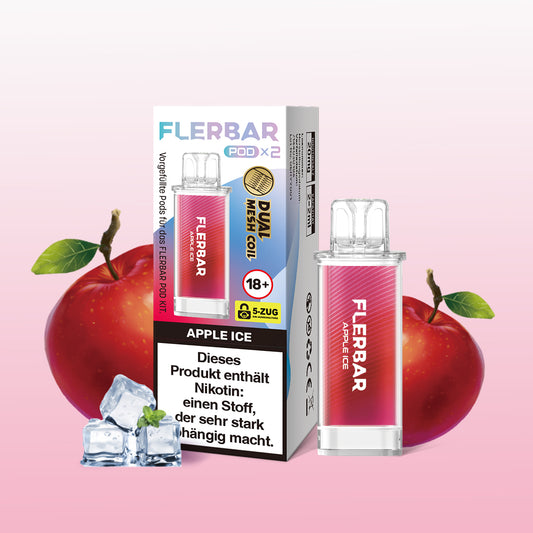 Flerbar Pod Apple Ice Prefilled Pods 2x2ml