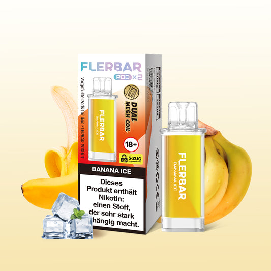 Flerbar Pod Banana Ice Prefilled Pods 2x2ml