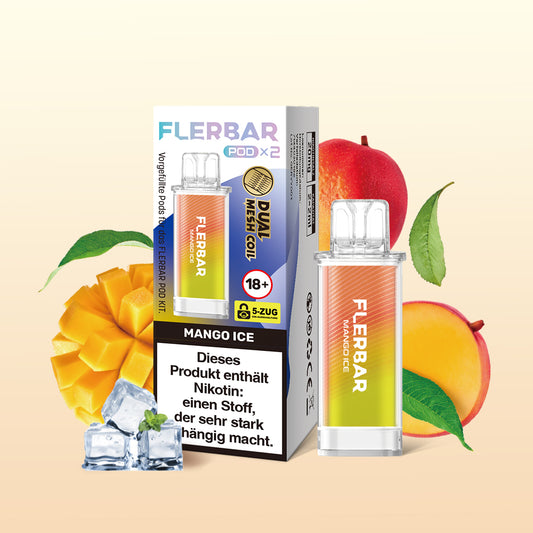 Flerbar Pod Mango Ice Prefilled Pods 2x2ml