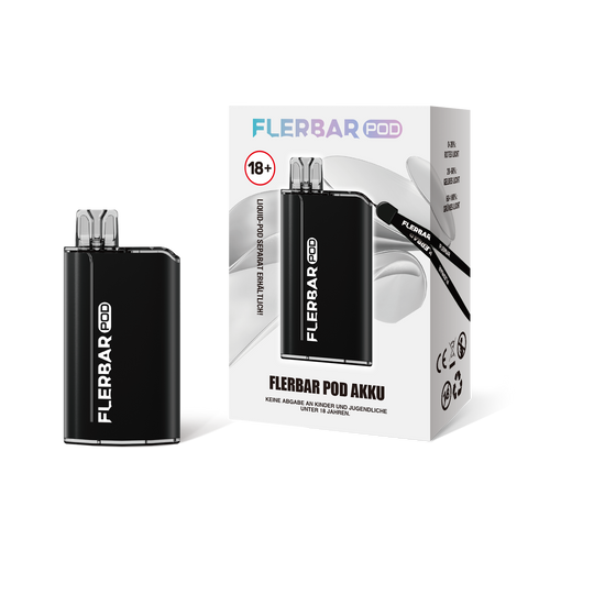 flerbar pod mehrweg Vape Akku Black