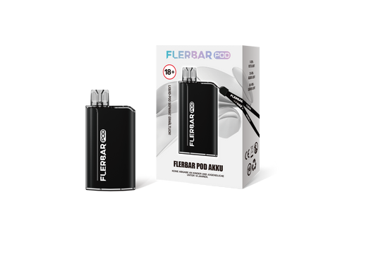 flerbar pod mehrweg Vape Akku Black