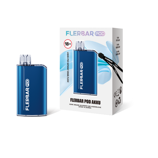 flerbar pod mehrweg Vape Akku Blue