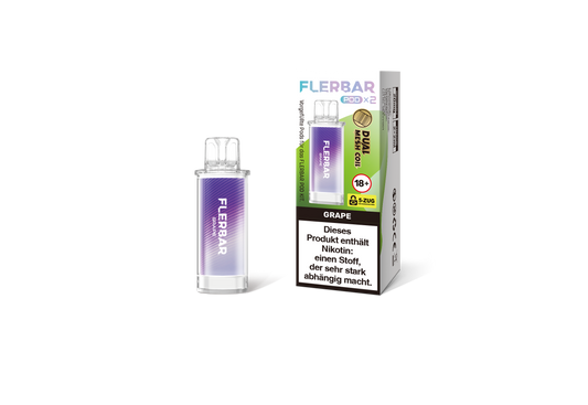 Flerbar Pod Grape Prefilled Pods 2x2ml günstig kaufen für mehrweg vape