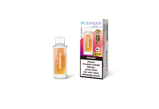 Flerbar Pod Orange Prefilled Pods 2x2ml günstig kaufen für mehrweg vape