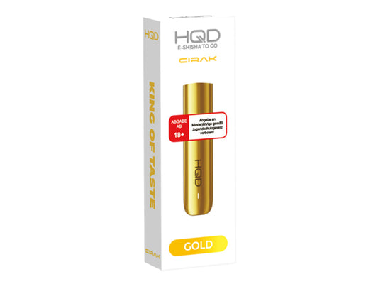 HQD Cirak Pod Akku Kit Basisgerät in Gold Mehrweg E-Zigarette kaufen