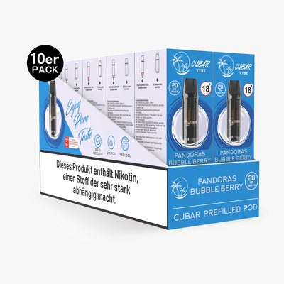 CUBAR Vybe Pod - Pandoras Bubble Berry 10er Pack