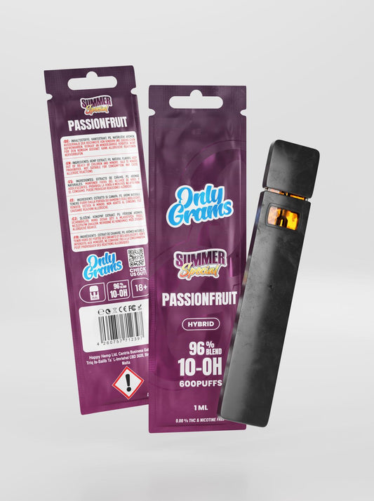 OnlyGrams 10-O-H Passionfruit Einweg Vape