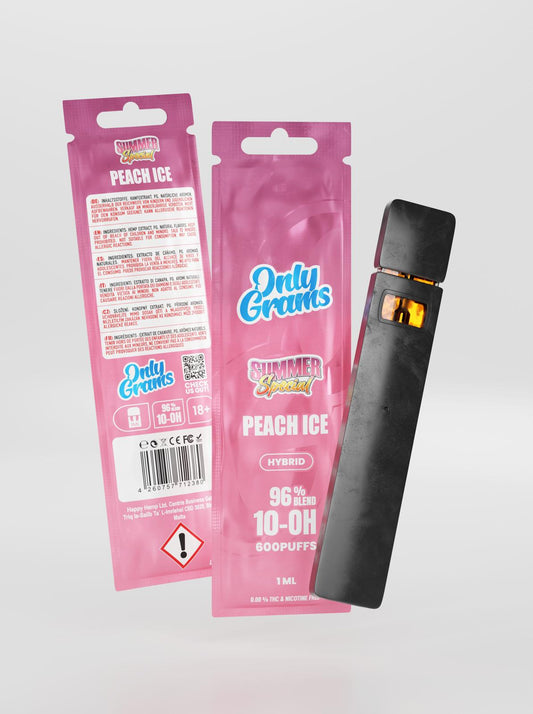 OnlyGrams 10-O-H Peach Ice Einweg Vape