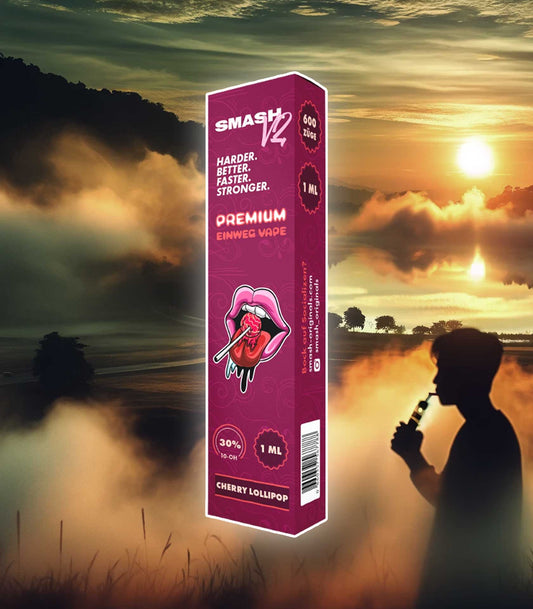 Smash V2 10-O-H | Einweg Vape HHC THCP Cherry Lollipop